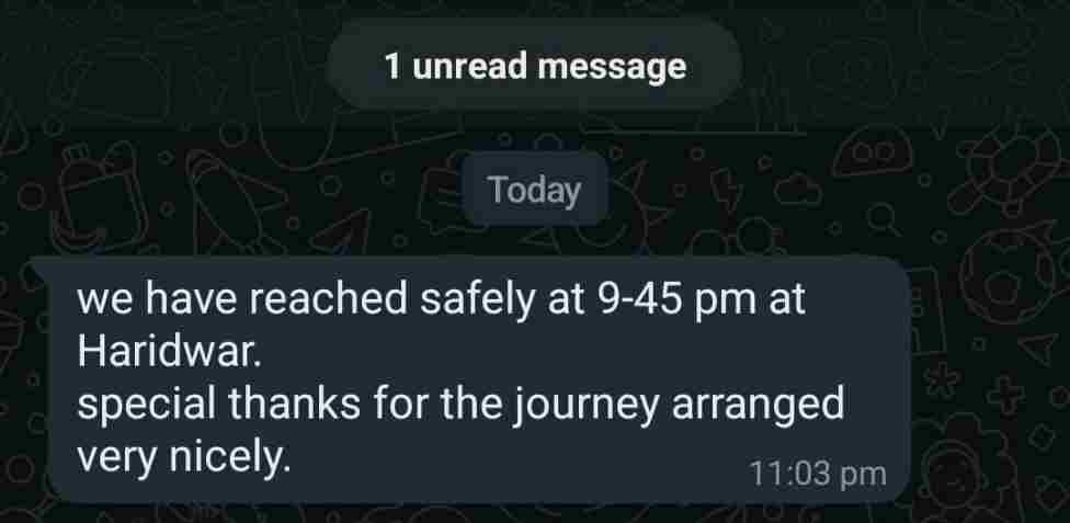 Nagarjuna Travels Customer Testimonial 30